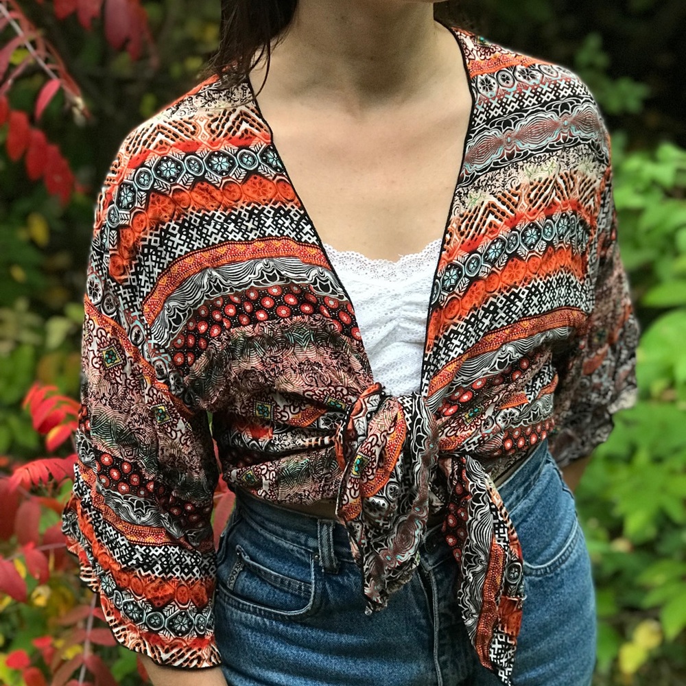 Patterned Kimono